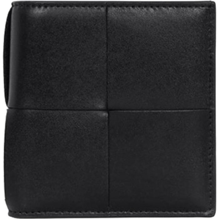 Bottega Veneta Cassette Slim Bifold Wallet Black Leather Men’s