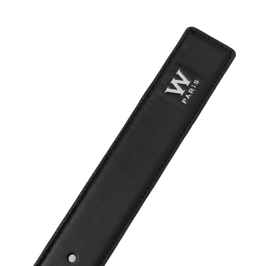 WOOYOUNGMI Small Logo Leather Belt for Men W253BE01 674B