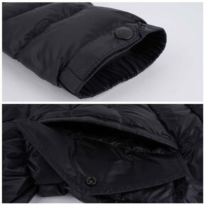Moncler OAHU Hooded Short Down Parka Jacket Black Men's
