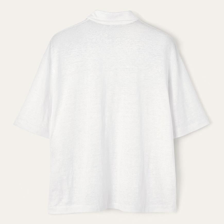 Loro Piana Women’s Linen Polo T-Shirt FAO3309 1000