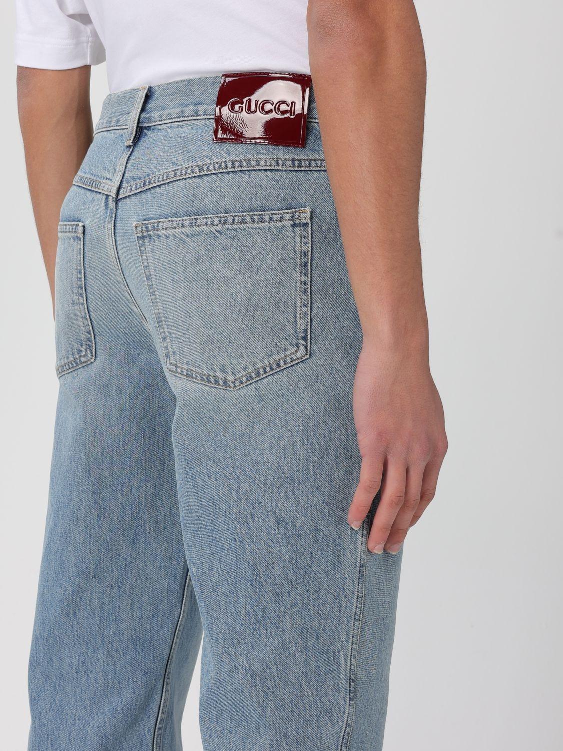 GUCCI Blue Denim Jeans Men’s Pants