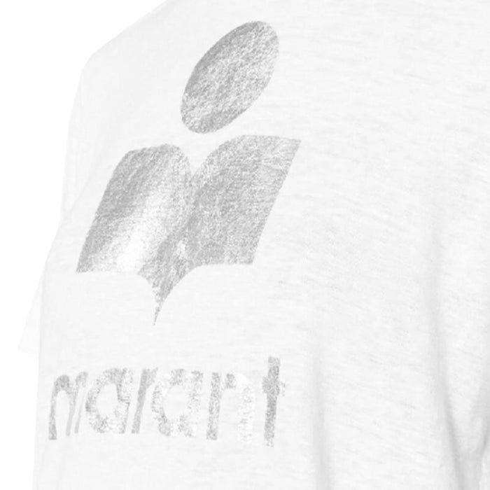 Isabel Marant Jewel Logo Print T-Shirt White