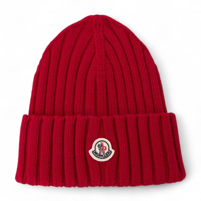 Moncler Women’s Knit Beanie Hat Navy