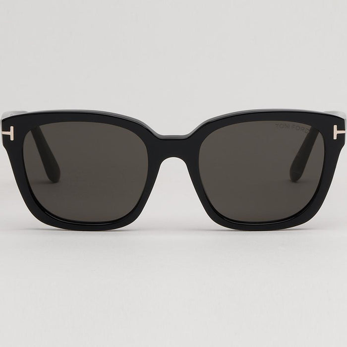 TOM FORD Square Semi-Mirrored Acetate Sunglasses Unisex TF1216 01A