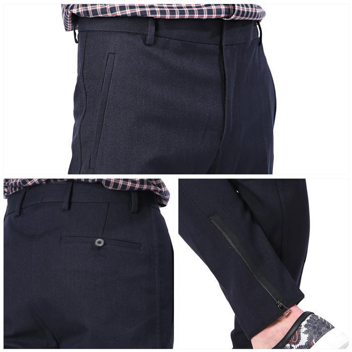 Lanvin Zipper Biker Slim Dress Pants RMTR0042A15 29