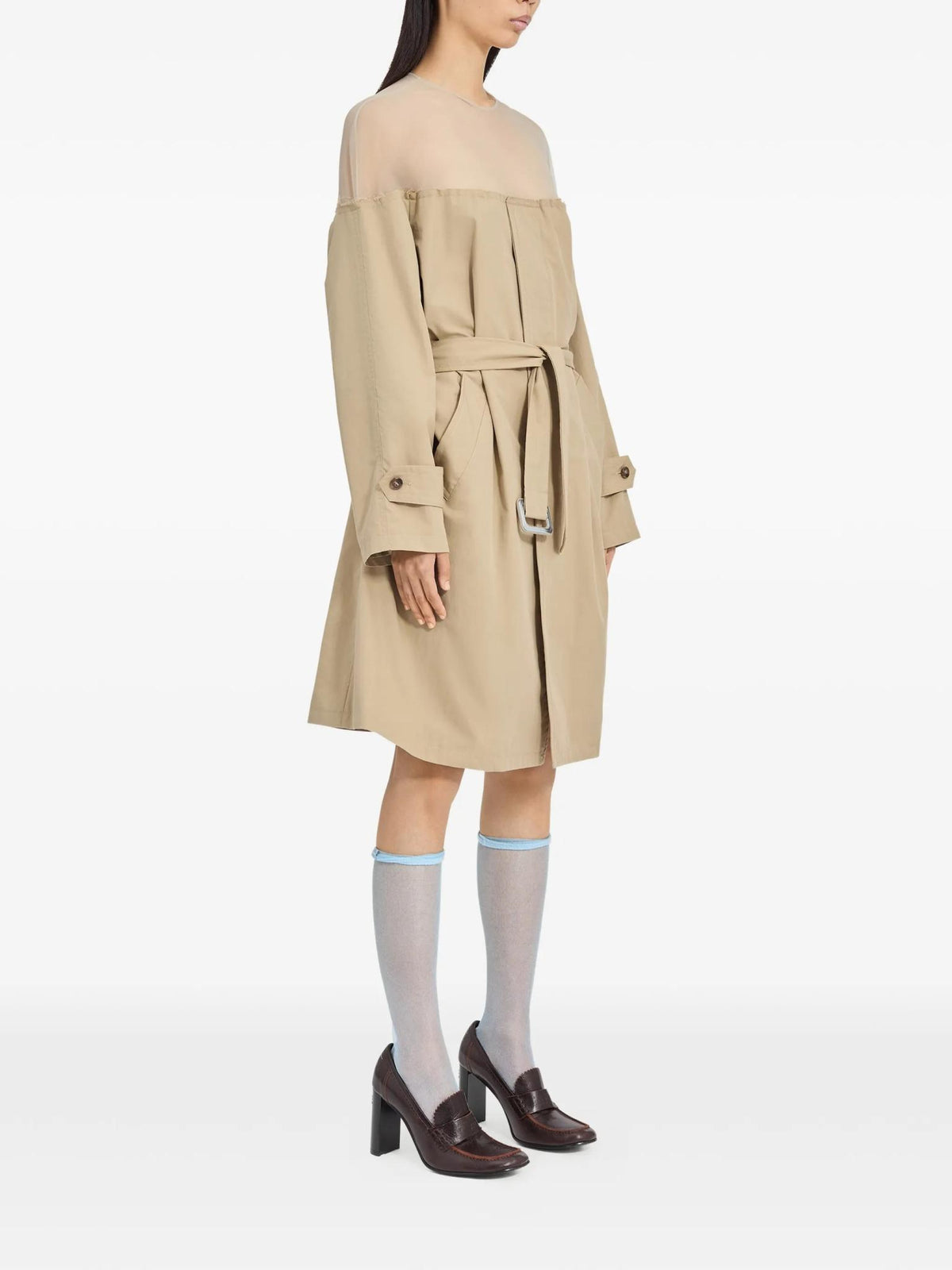 Maison Margiela Long Sleeve Trench Coat Women SS26 S62DD0062M35858