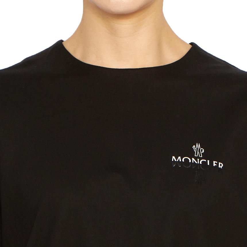 Moncler Women’s Short Sleeve T-Shirt Black Cotton