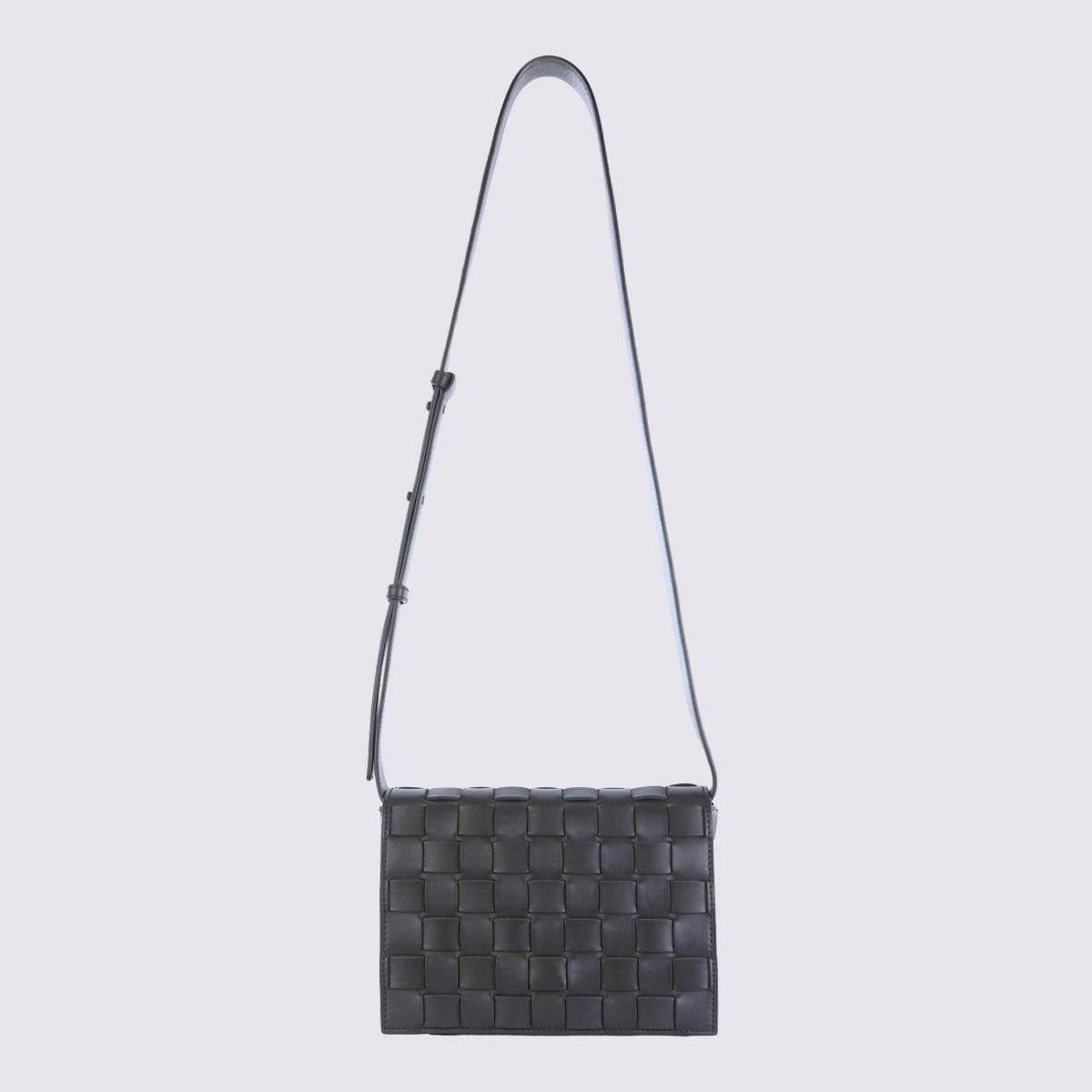 Bottega Veneta Black Leather Crossbody Bag