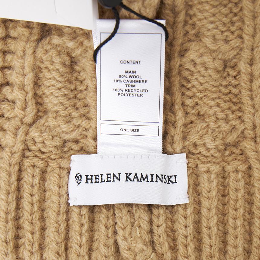 HELEN KAMINSKI Nolan Wool Blend Women’s Beanie HAT52149 CAMEL