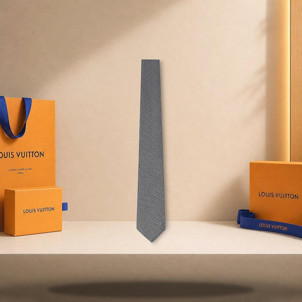 Louis Vuitton LV Standout Tie Anthracite Men’s Accessories M79413