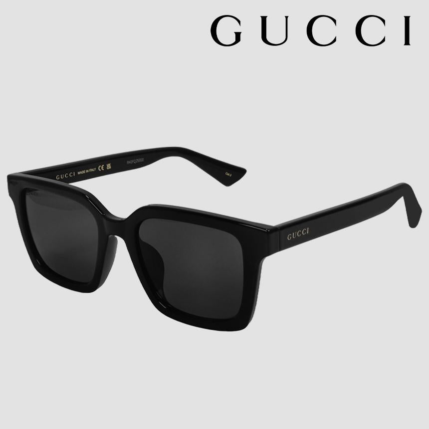 GUCCI Black Acetate Asian Fit Unisex Sunglasses GG1582SK 001