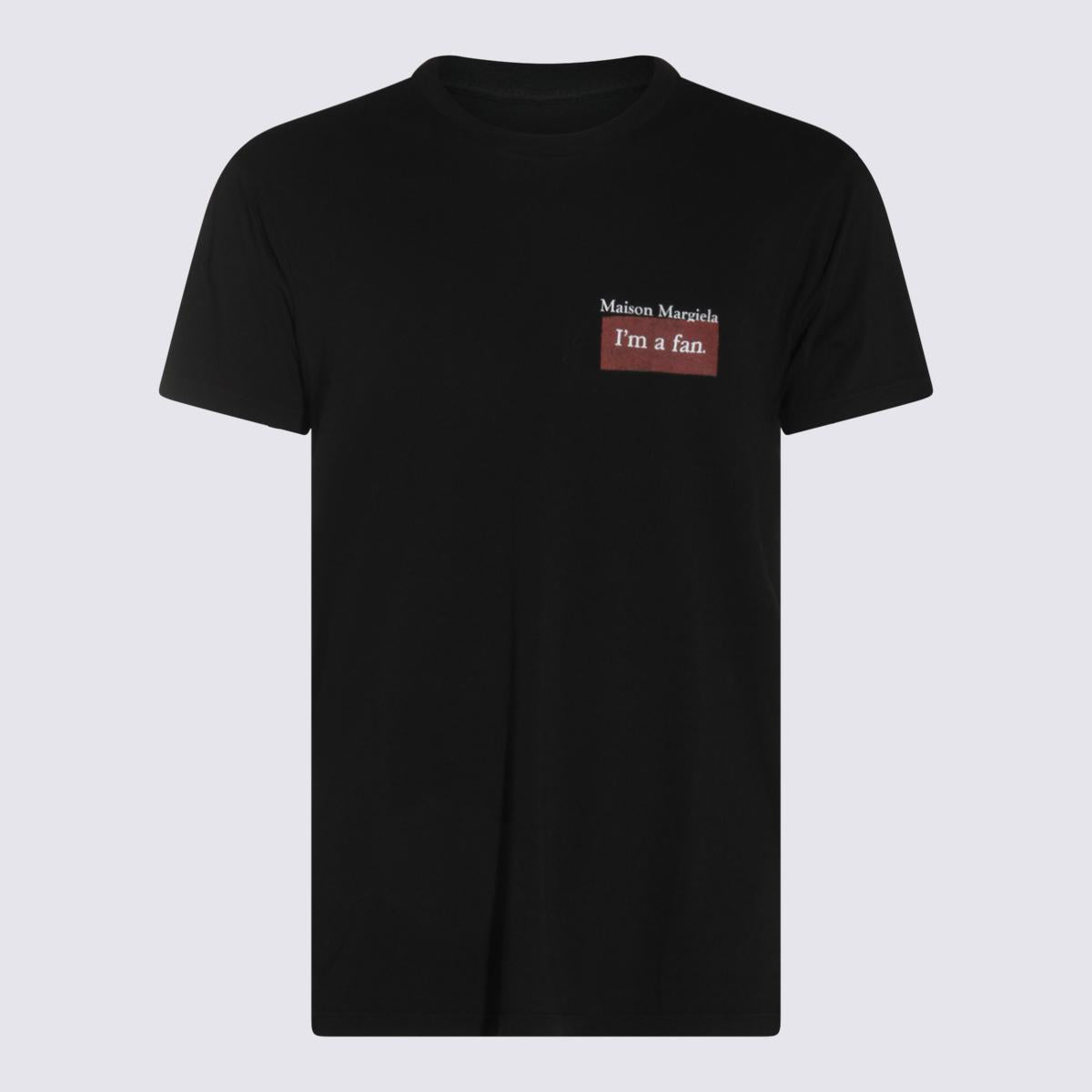 Maison Margiela Black Cotton Short Sleeve T-Shirt