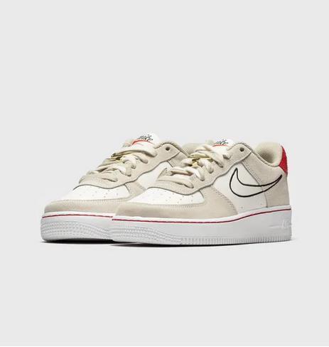 Nike Air Force 1 LV8 S50 Light Stone GS Low-Top Sneakers DB1561 100