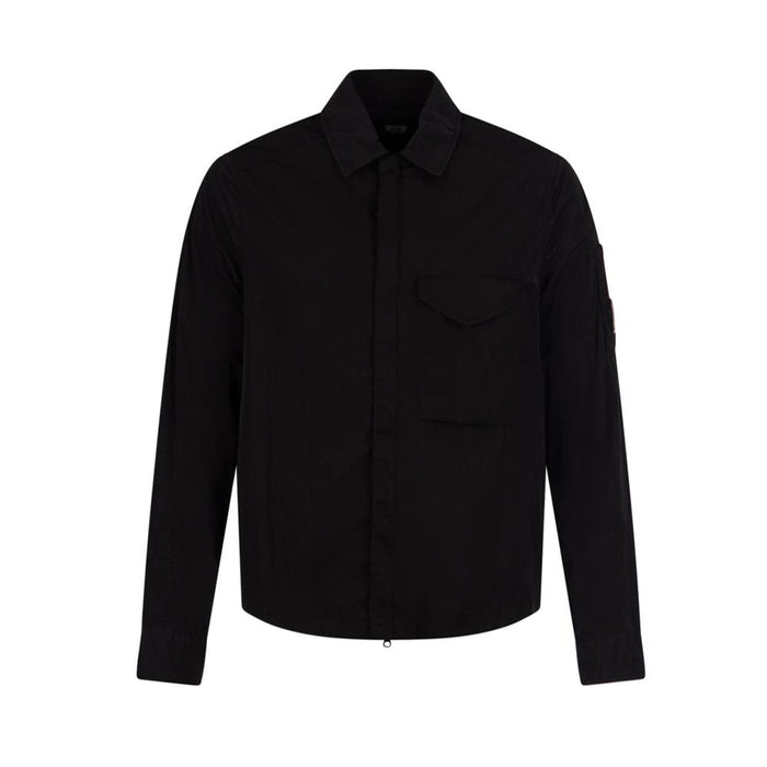 CP Company Lens Zip-Up Shirt Jacket Black Men’s Jacket