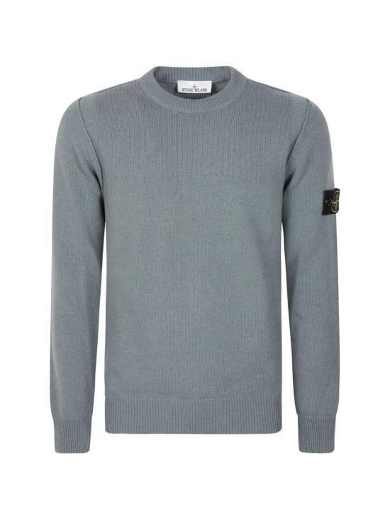 STONE ISLAND Lambswool Ribbed Trim Regular Fit Crewnec L2S15 5100072 S00A3 V005T