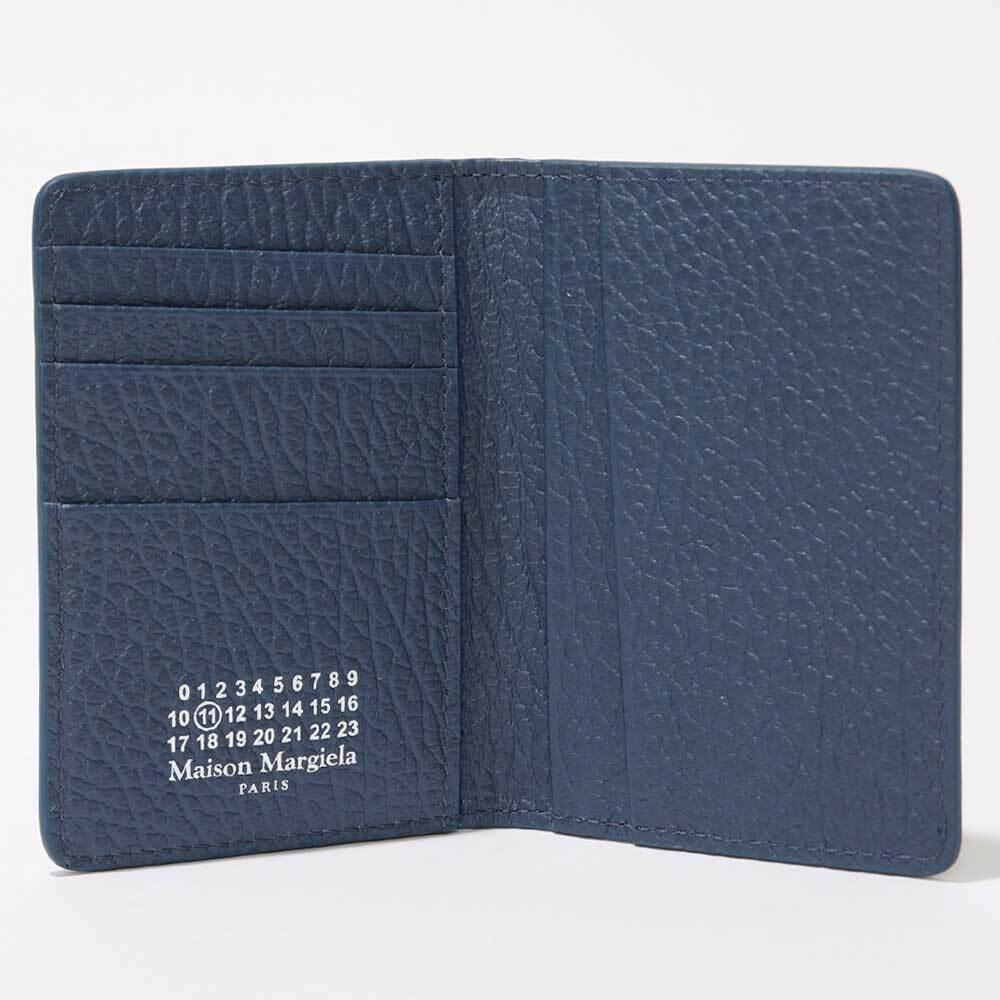 Maison Margiela Signature Stitch Leather Fold Card Holder