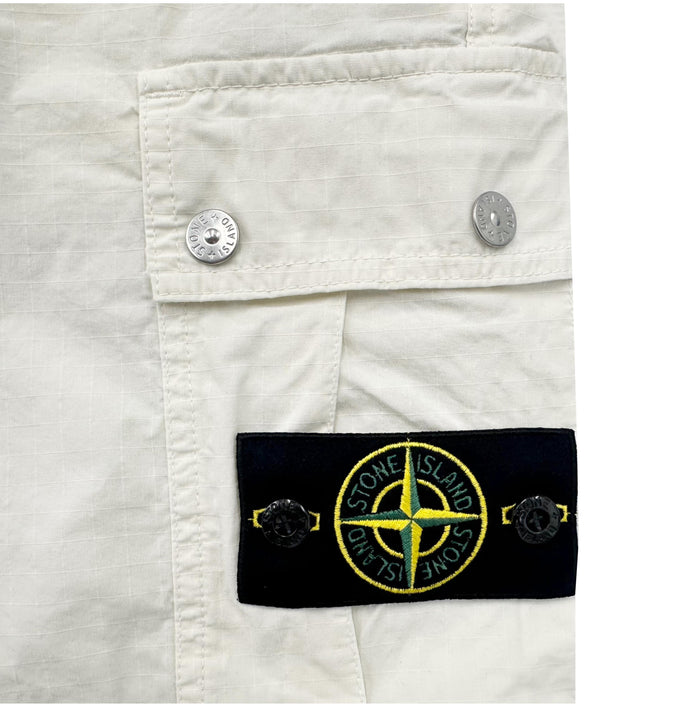 STONE ISLAND Button Pocket Cargo Shorts K1S15L100004 V0093