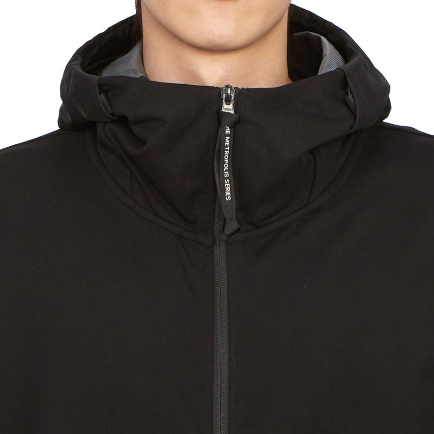 CP Company Men’s Hooded Zip-Up Down Puffer Jacket Black