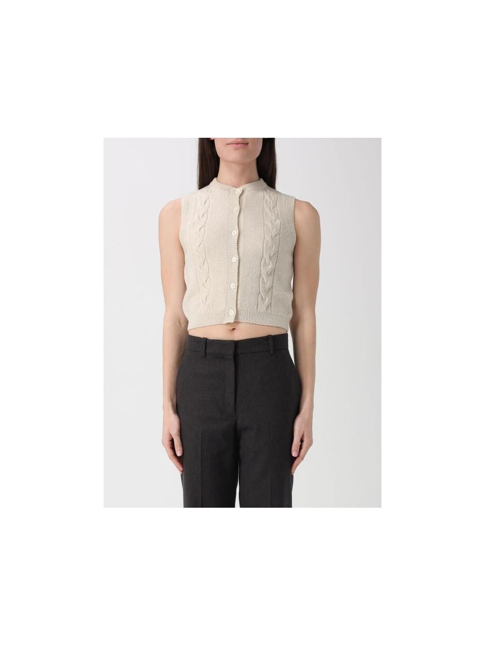 A.P.C. Alyson Sleeveless Knit Sweater Vest F22334 AAD