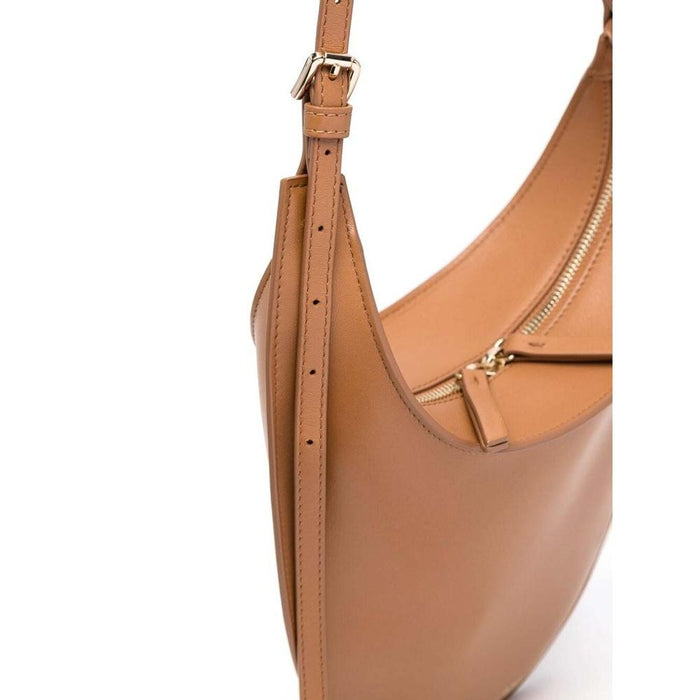 A.P.C. Iris Small Crossbody Bag Brown Leather Shoulder Bag