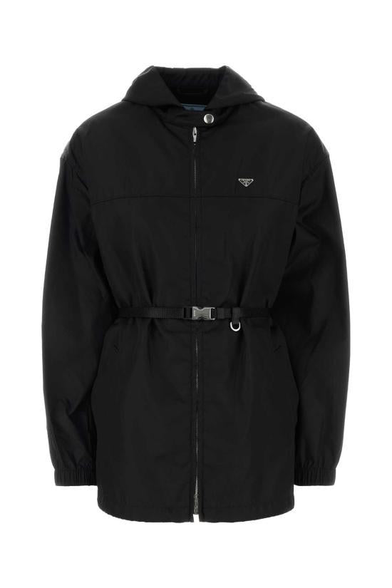 PRADA Re-Nylon Black Blouson Jacket for Women 292348 SOOO1WQ8 F0002