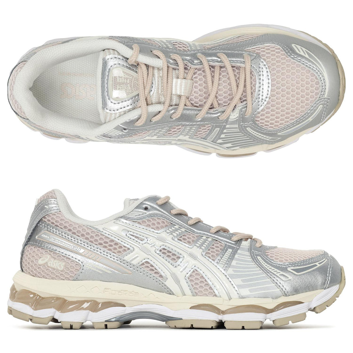 Asics Mineral Beige Cream GEL-Kayano 121 Low-Top Sneakers