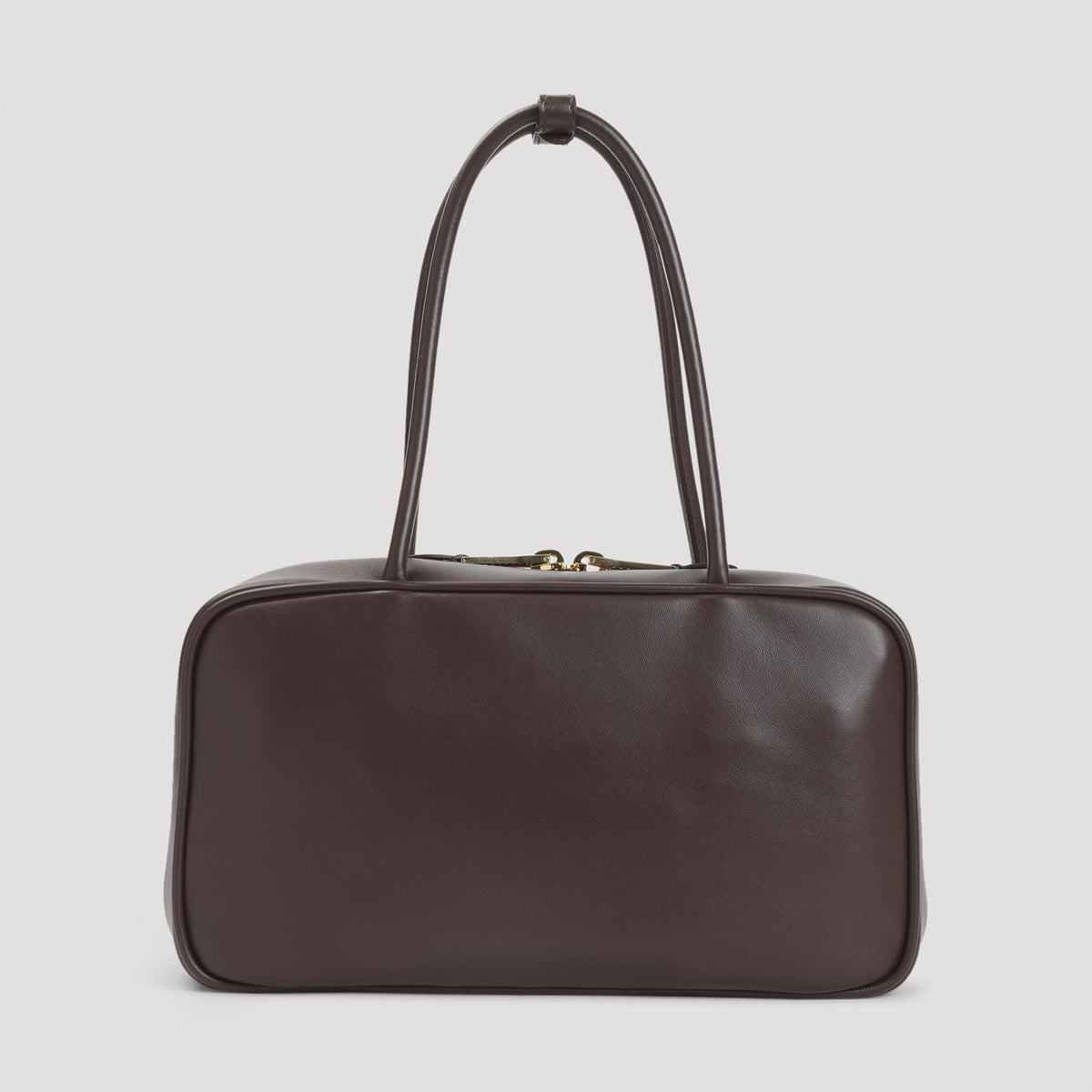 Miu Miu Leather Shoulder Bag Brown