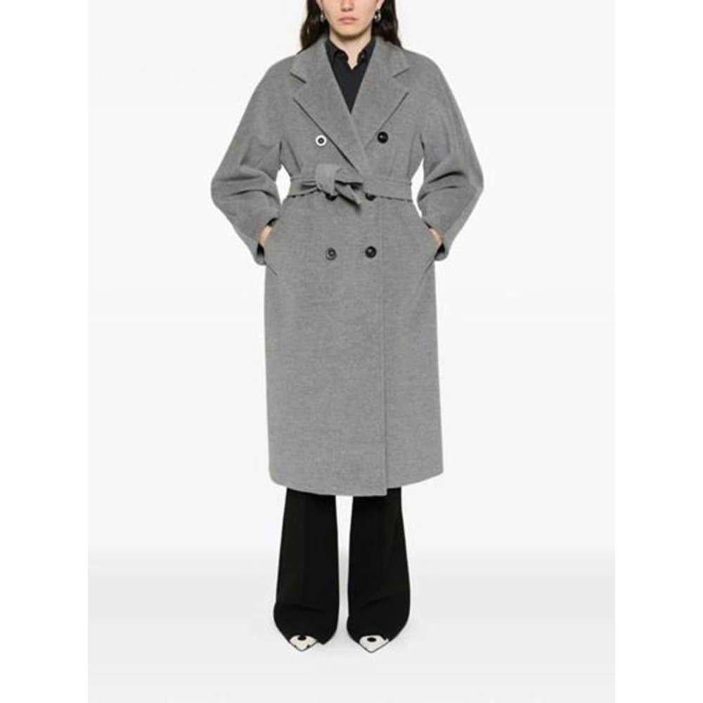 Max Mara Grey Wool Cashmere Icon Madame 101801 Women’s Coat