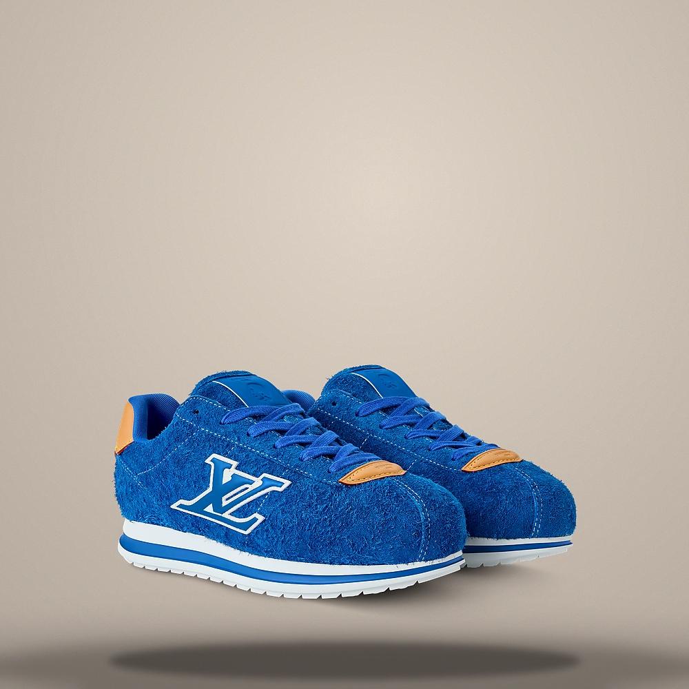 Louis Vuitton Butter Soft Blue Low-Top Sneakers 1AK7T4