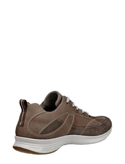 ecco Nutmeg Brown Leather Sneakers for Men 870114 61345