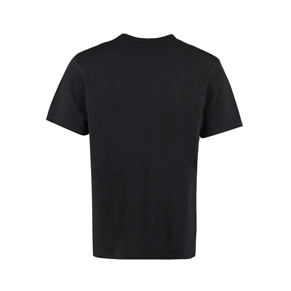 Maison Kitsune Black Fox Pocket T-Shirt for Men GM00116 KJ0008 P199