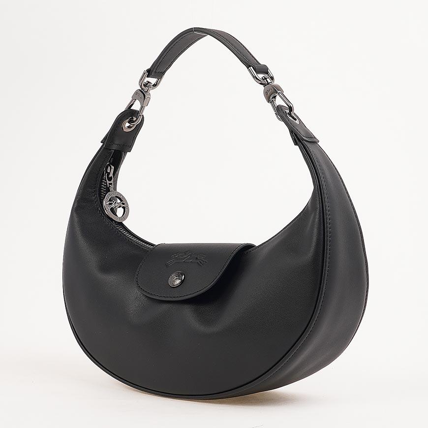 Longchamp Extra Small Shoulder Bag Black Leather Women’s