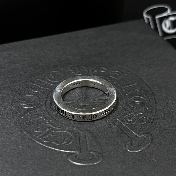 Chrome Hearts 3mm Fuck You Ring Women’s Ring
