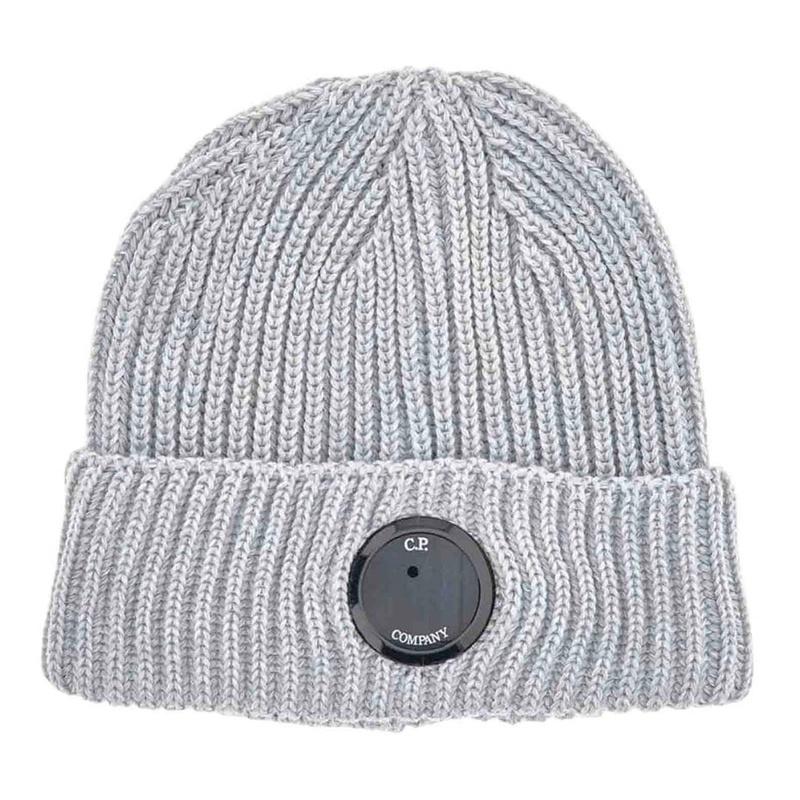 CP Company Merino Wool Lens Beanie Navy