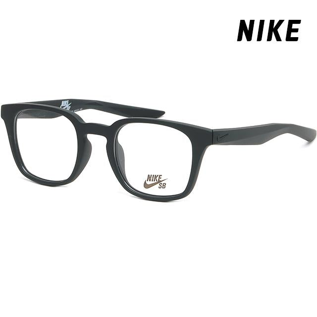 Nike Matte Black Square Acetate Unisex Eyeglass Frames NIKE7114 002