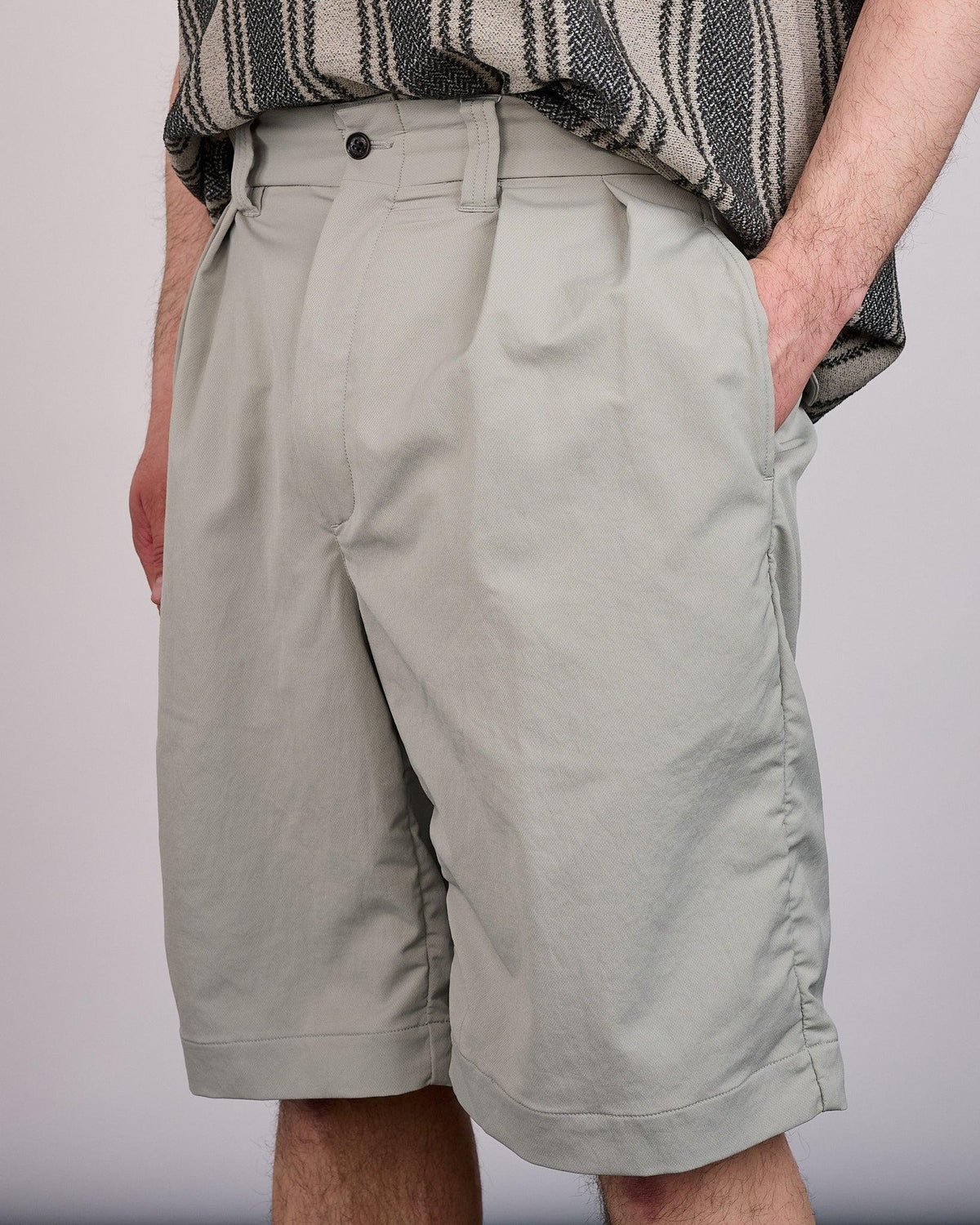 nanamica Alphadry Double Pleat Shorts S26SD065E LK