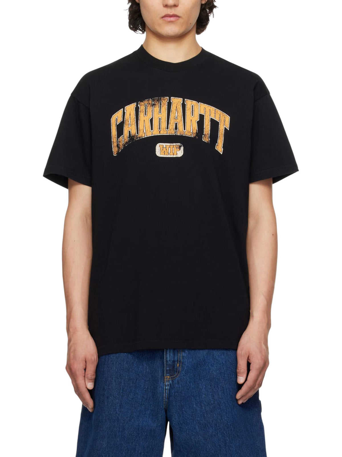 CARHARTT WIP Black LECTURE Short Sleeve T-Shirt Unisex I034766 894G