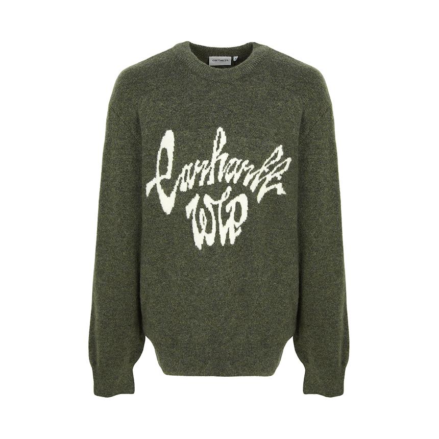 Carhartt Men’s Crewneck Knit Sweater Cheddar Color Unisex I035593 3E0XX
