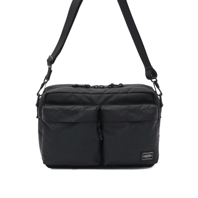 PORTER Force Nylon Shoulder Crossbody Bag Black 855 07415 10