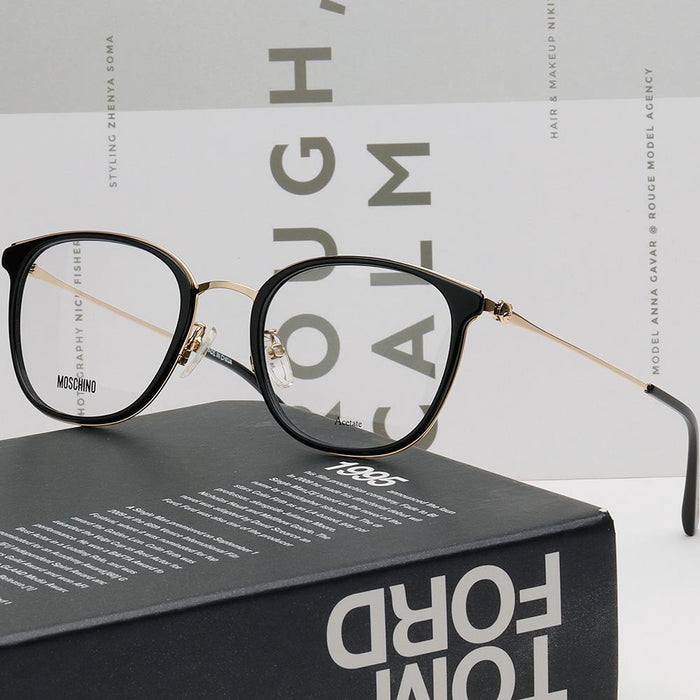 Moschino Lightweight Soltex Asian Fit Eyeglass Frames Unisex MOS590F 807