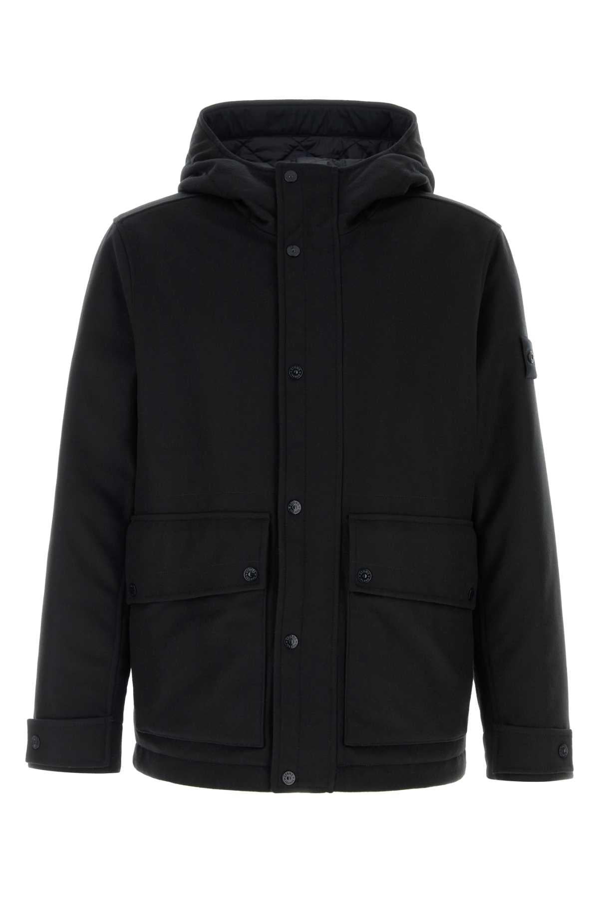 STONE ISLAND Black Casual Jacket Men
