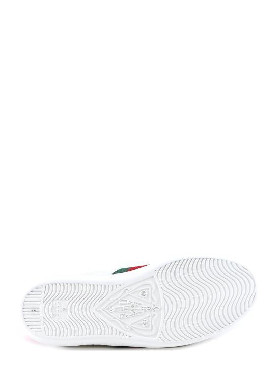 GUCCI Leather Low-Top Sneakers for Men 42944602JP09064 WHITE DOM