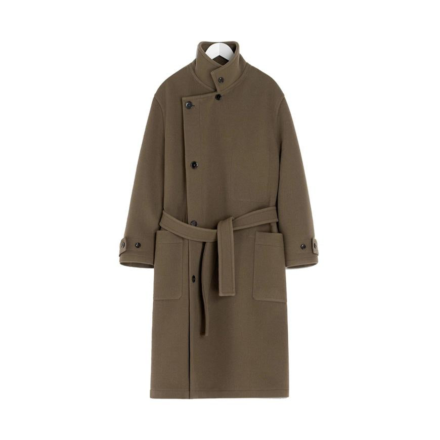 Lemaire Unisex Wrap Double Wool Coat CO1037 LF1116 BR500