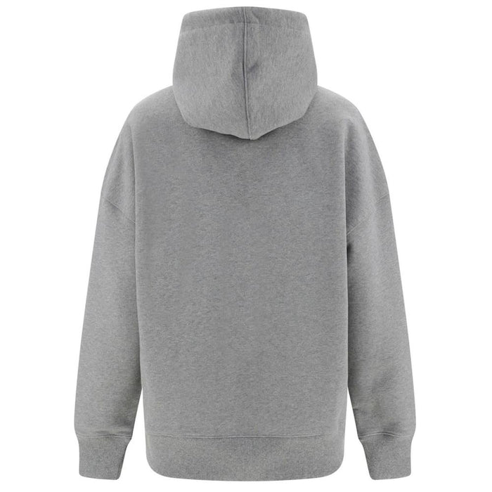 AMI Logo Hoodie Heather Gray Women’s Hoodie USW209 747 055
