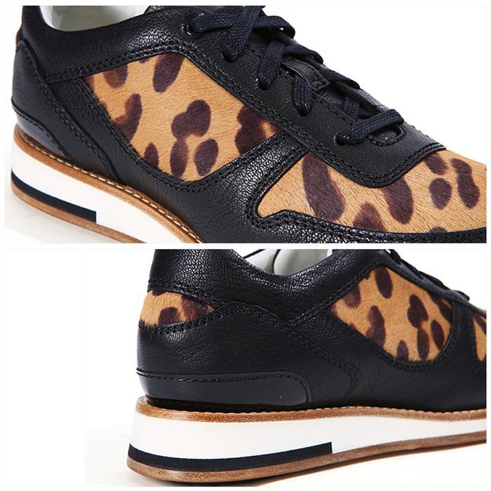 Lanvin Leopard Print Women’s Low-Top Sneakers KAMA A15 6510