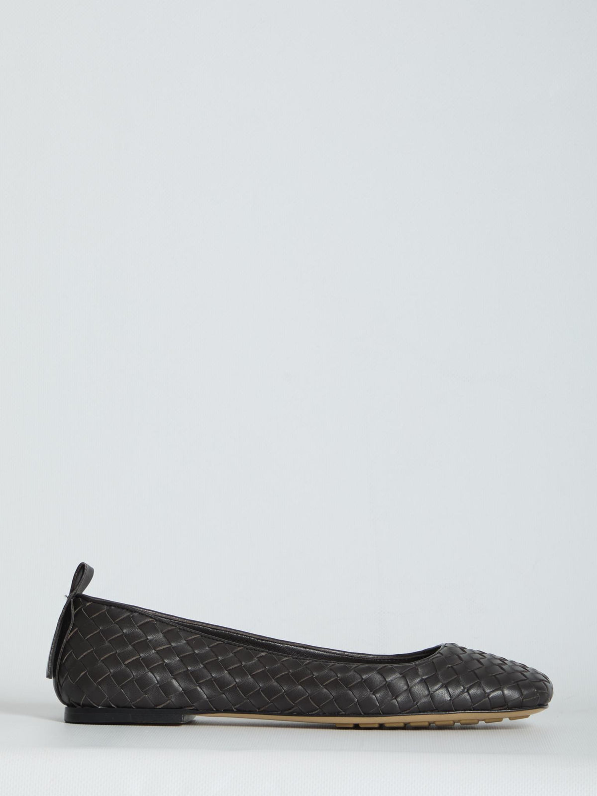 Bottega Veneta Leather Flat Shoes Brown