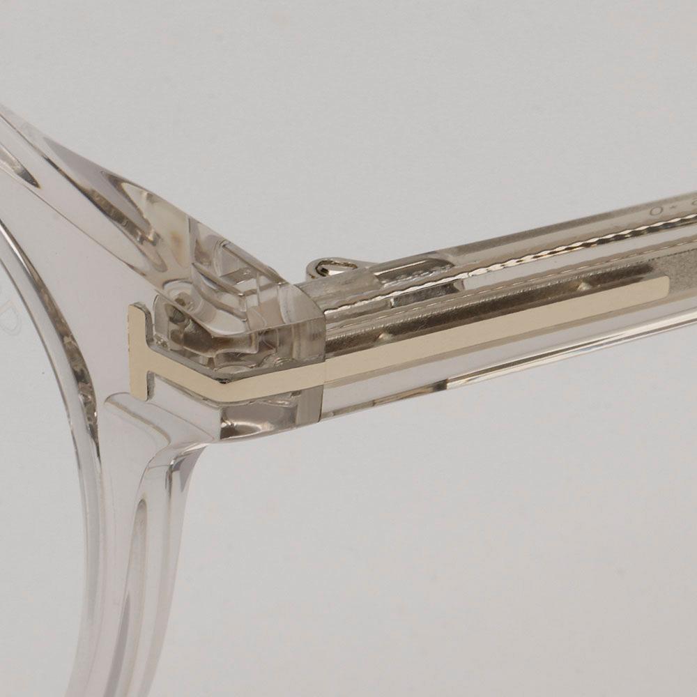 TOM FORD Blue Light Blocking Clear Round Acetate Eyeglasses Unisex TF5996KB 057
