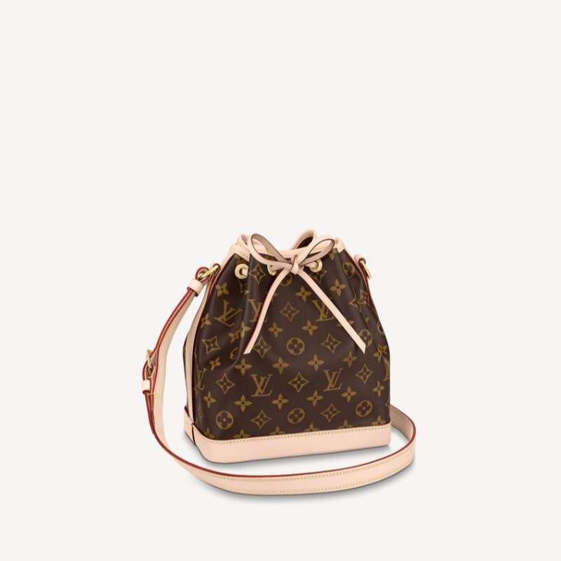 Louis Vuitton Monogram Noe BB Bucket Drawstring Shoulder Bag