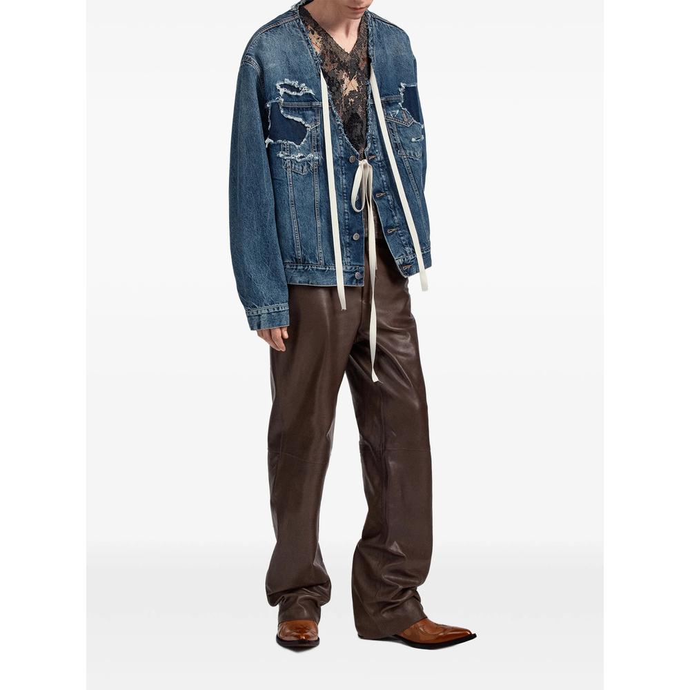 Maison Margiela Gray Denim Jacket for Men