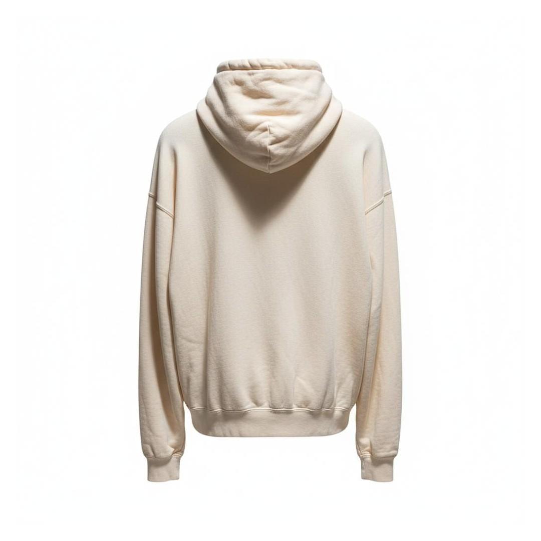 Wild Donkey Ivory FC Chopper Graphic Pullover Hoodie for Men